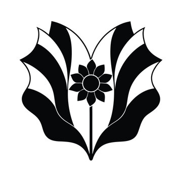 Bandera Peruana Ilustrada sobre Flor de Cantuta