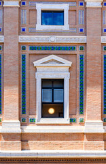 windows of a building Vatican city