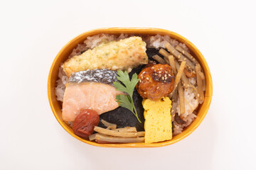 焼き鮭　海苔弁当