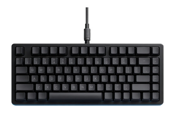 Tenkeyless mechanical keyboard with detachable cable and PBT keycaps for durability