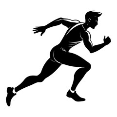 running man silhouette