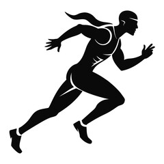 running man silhouette