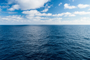 Cloud landscape over the sea