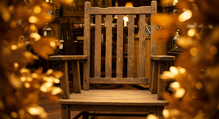 old wooden chair