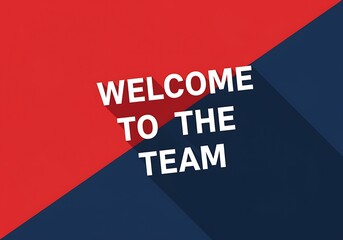 A welcoming message to the new team member showcasing collaboration and a positive work environment