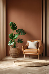 living room interior with sofa