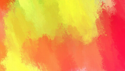 Obraz premium Neon Citrus Brushstroke Grunge Background