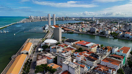 GRANDE RECIFE, BOA VIAGEM BEACH, LANDMARK OF THE CITY
