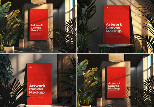 Artwork Canvas Mockup