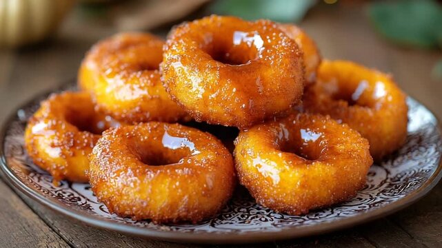 delightful picarones fried doughnuts peruvian food video