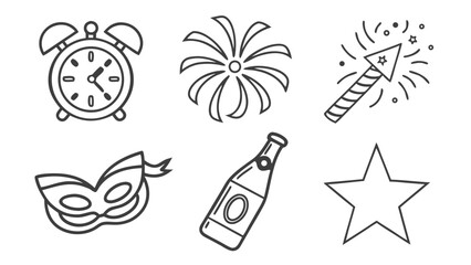 Minimalist SVG Icon Design Empty White Background Vector SVG