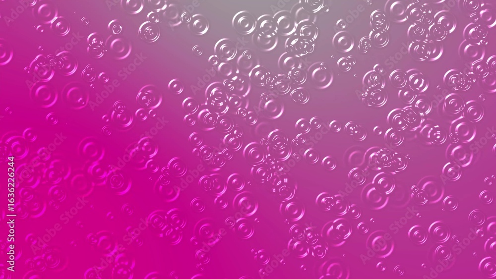 Poster abstract pink and white gradient background with embossed circular patterns resembling water ripples