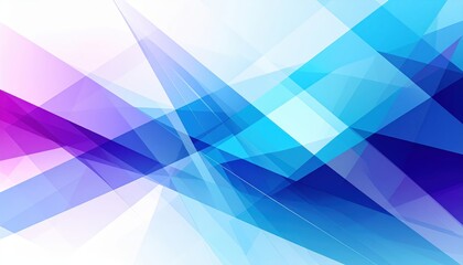 Fototapeta premium Abstract colorful geometric pattern wallpaper with a light blue and purple gradient digital art design