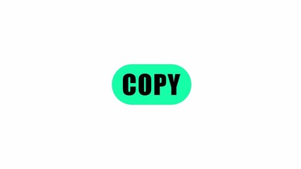 Black Copy Text Inside a Teal Oval Shape on a White Background Simple Graphic Design Element