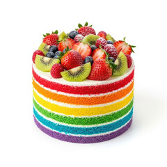 cake with strawberries