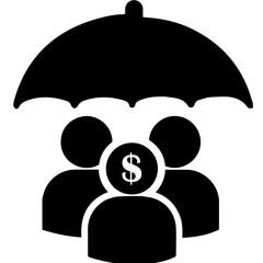 Group, insurance, protection icon