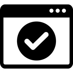 Calendar, checkmark, deadline icon