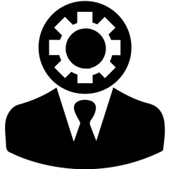 Account, businessman, info icon