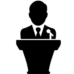 Conference, lecture, meeting icon
