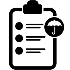 Agreement, document, insurance icon