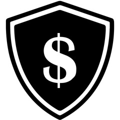 Bank, dollar, money icon