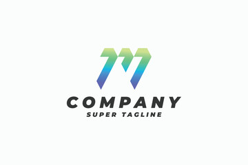 Fototapeta premium Mekatek Letter M Logo 