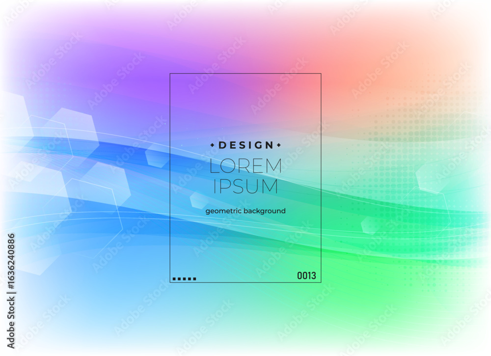 Aufkleber flat vector. minimal geometric background. dynamic shapes composition. eps10 vector.