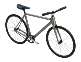 Fixed-gear bicycle with oversized bottom bracket shell and tapered head tube