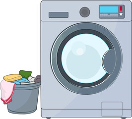 washing machine and laundry