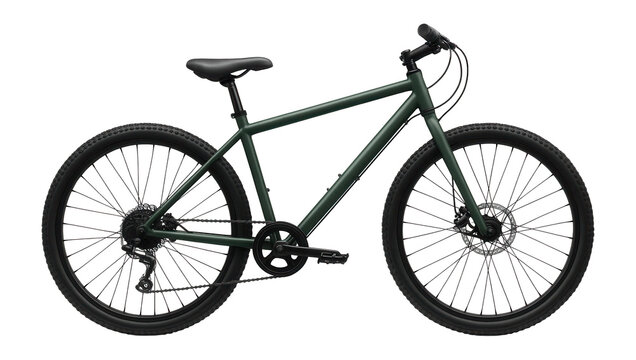 Entry-level MTB with steel frame and mechanical disc brakes