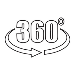360 degree view icon