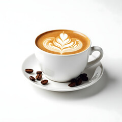 Obraz premium cup of coffee with beans