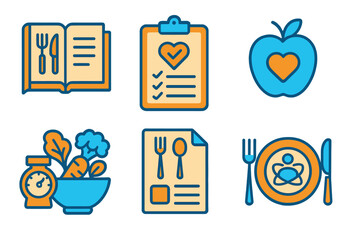 Healthy meal planning concepts featuring recipes, nutrition, and meal prep tools for a balanced diet