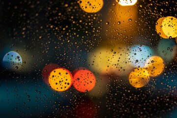 rain drops on the window