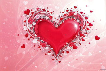Large selection of invitation hearts, backgrounds, designs, noise, grain	