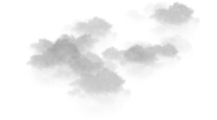 Cutout Clean White Cloud Transparent Background Special Effect