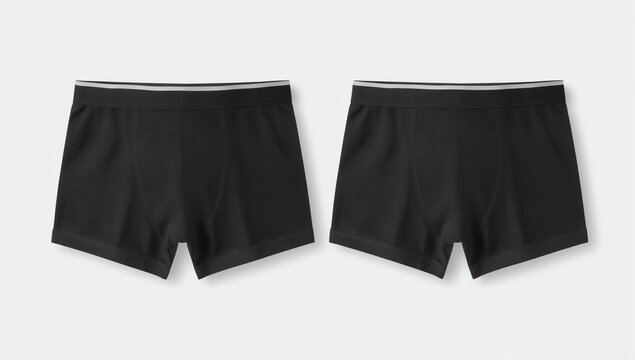 Men's black boxer briefs 
