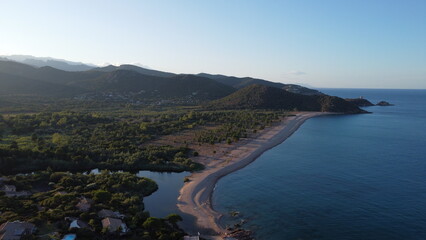 sand, earth and sea in Corsica
