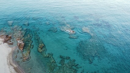 sand, earth and sea in Corsica