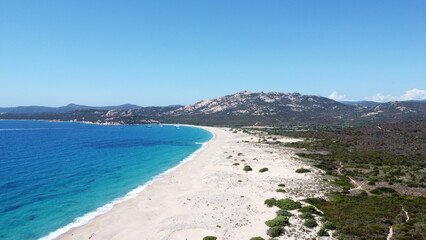 sand, earth and sea in Corsica