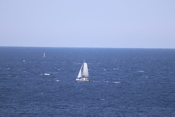 sailboat on the sea