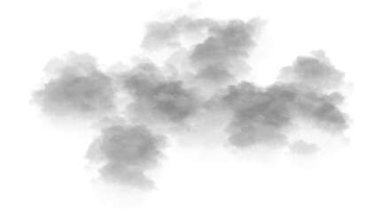 Cutout Clean White Cloud Transparent Background Special Effect