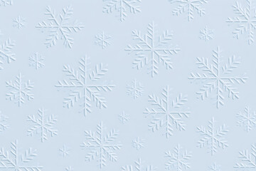 Winter Snowflake Pattern: A serene, close-up view of delicate snowflakes patterns, conveying the essence of winter's chill and a touch of seasonal artistry.