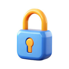 Secure Digital Lock Icon for Online Security