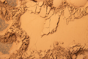 Soil, sand, rough, delicate, cracked, background, loess, red soil, material, pattern, shape, sun, circular