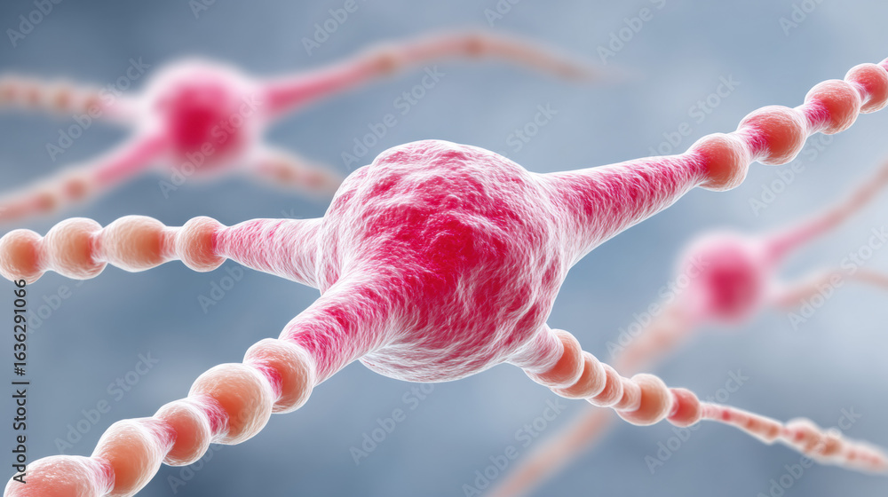 Poster neuropathy, image depicting neuropathy with chaos and a unique profile identifier.