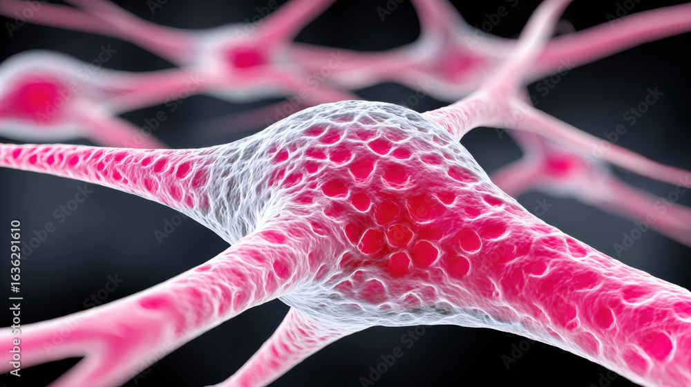 Poster neuropathy, neuropathy chaos visual representation and analysis image.