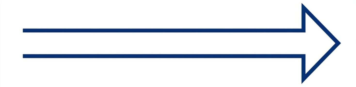 Two parallel horizontal lines forming an arrow pointing to the right