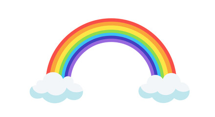 A vibrant natural phenomenon a colorful arc across the sky after rain often bringing hope and beauty to the world