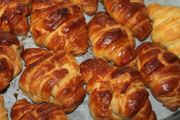 fresh baked croissants